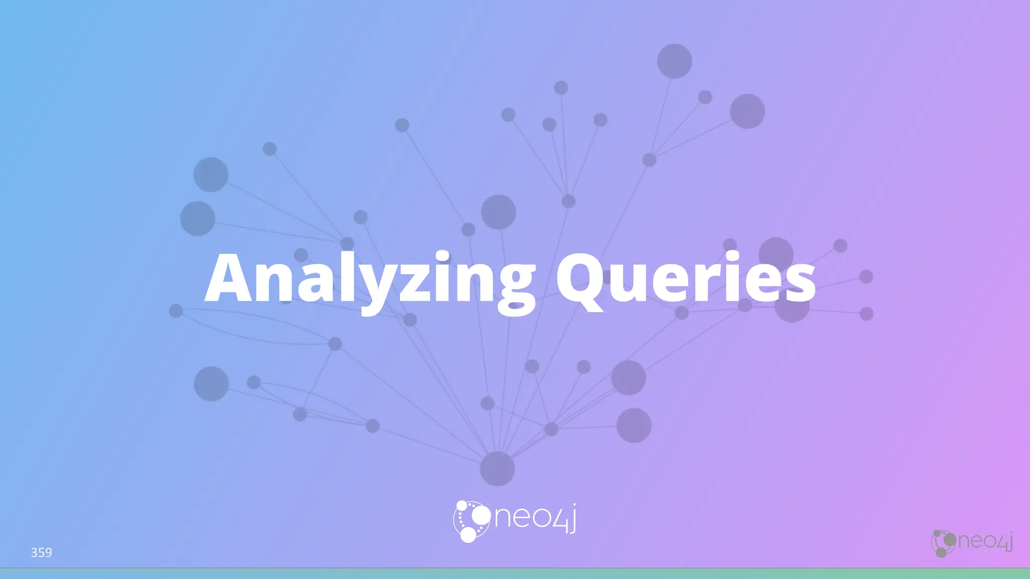 Analyzing Queries
359
 