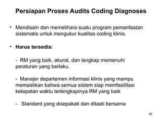Cara Koding Subarray CARA CARA SESI AUDIT KODING KLAIM INACBGS | PPT