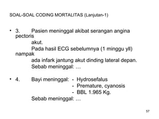 Cara Koding Subarray CARA CARA SESI AUDIT KODING KLAIM INACBGS | PPT