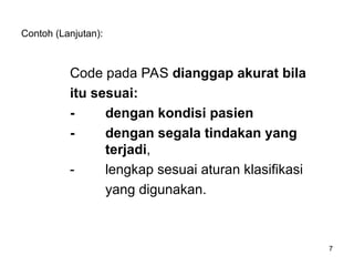 Cara Koding Subarray CARA CARA SESI AUDIT KODING KLAIM INACBGS | PPT
