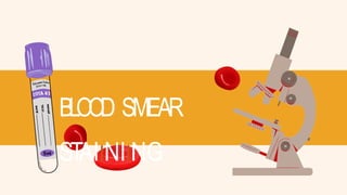 BLOOD SMEAR
STAIINIING
 