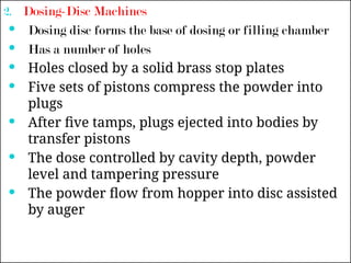 Dose Form Disc Hard gelatin capsules power point for students | PPTX