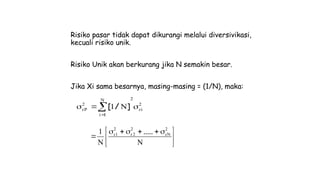 5. Model Index Tunggal - Single Index Model.pptx