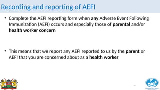 Kenyan Community Health AEFI context PPT | PPTX