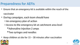 Kenyan Community Health AEFI context PPT | PPTX