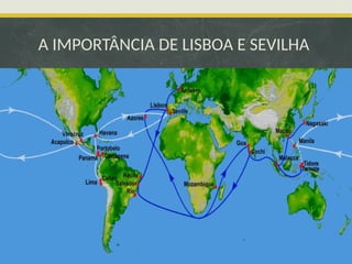 A IMPORTÂNCIA DE LISBOA E SEVILHA
 