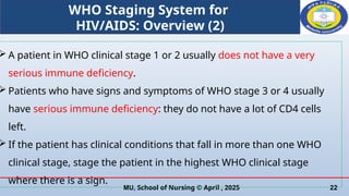 Who Rvi Staging 5. Natural History and WHO clinical staing | PPTX