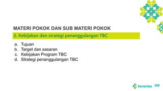 POWERPOINT TUBERCULOSIS (TBC) KLASTER 4 INTEGRASI LAYANAN PRIMER | PDF