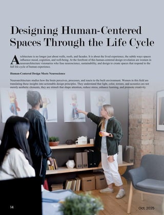 The most visionary women shaping sustainability and neuroarchitecture ...