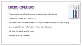 ENDODONTIC HAND INSTRUMENTS for restoration .pdf
