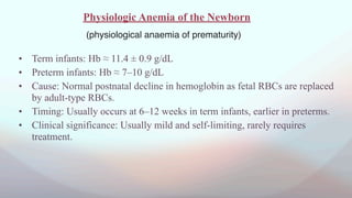 Normal Rbs Neonate hematological changes and Hematological diseases in neonates | PDF
