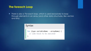 5. An introduction to Array with Loops.pptx
