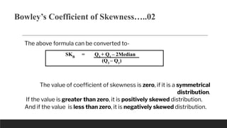 5. skewness Measures of Sk& Kurtosis Business Statistics | PDF