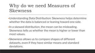 5. skewness Measures of Sk& Kurtosis Business Statistics | PDF