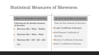 5. skewness Measures of Sk& Kurtosis Business Statistics | PDF