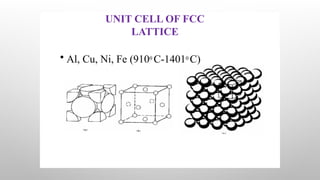 types of solid CRYSTAL STRUCTURE and types | PPTX