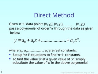 5.2 direct method of of different interpolation.ppt