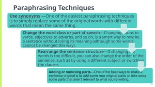 Paraphrasing.pptx-Paraphrasing.pptx-Para | PPTX