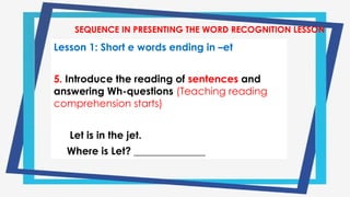 Lesson 5 Fuller 5 The Fuller Approach - KAREN G. SINGSON | PPTX
