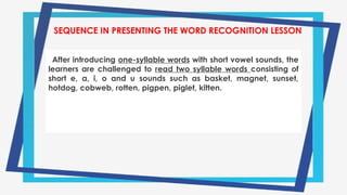 Lesson 5 Fuller 5 The Fuller Approach - KAREN G. SINGSON | PPTX