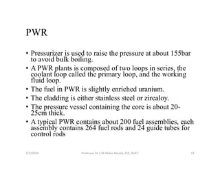 Nuclear Power Station: Reactor Physics, PWR & BWR Systems, Fuel Cycle ...