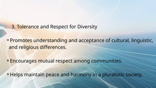 Values of National Integration and International Understanding | PPTX