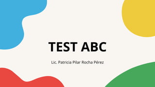 Abc Line Development Test Comprehensive Guide to the TEST ABC for Early Childhood Literacy ...