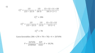 Ejercicios de probabilidades y problemas propuestos | PDF