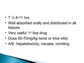 5.Pharmacology of TB Drugs and side effects | PPT