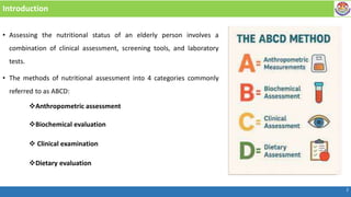 Comprehensive Assessment of Nutritional Status in the Elderly ...