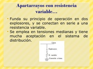 Protección y Mantenimiento de Subestaciones Eléctricas: Apartarrayos y ...