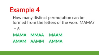 Introduction of Counting Techniques - Permutation.pptx