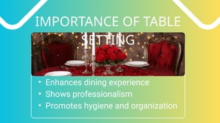Comprehensive Guide to Table Implements and Proper Table Setting ...
