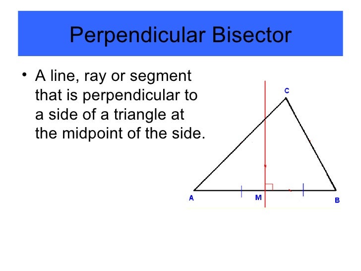5.2 bisectors of a triangle
