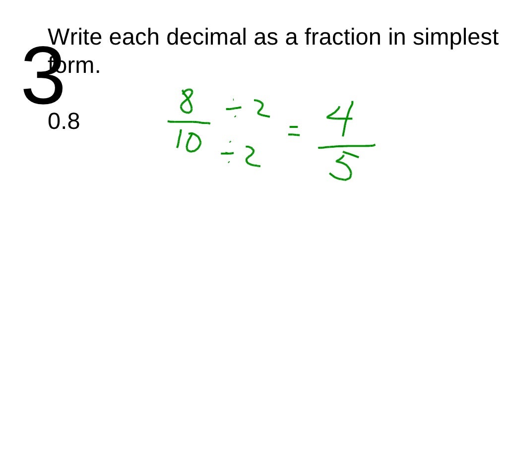 Converting Fractions to Decimals Hex