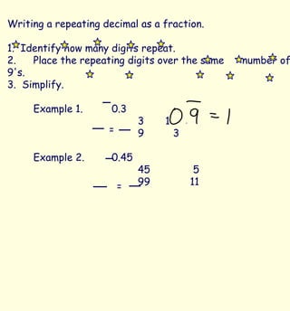 Repeating Decimals | PPT