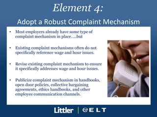 <ul><li>Most employers already have some type of complaint mechanism in place…..but  </li></ul><ul><li>Existing complaint ...