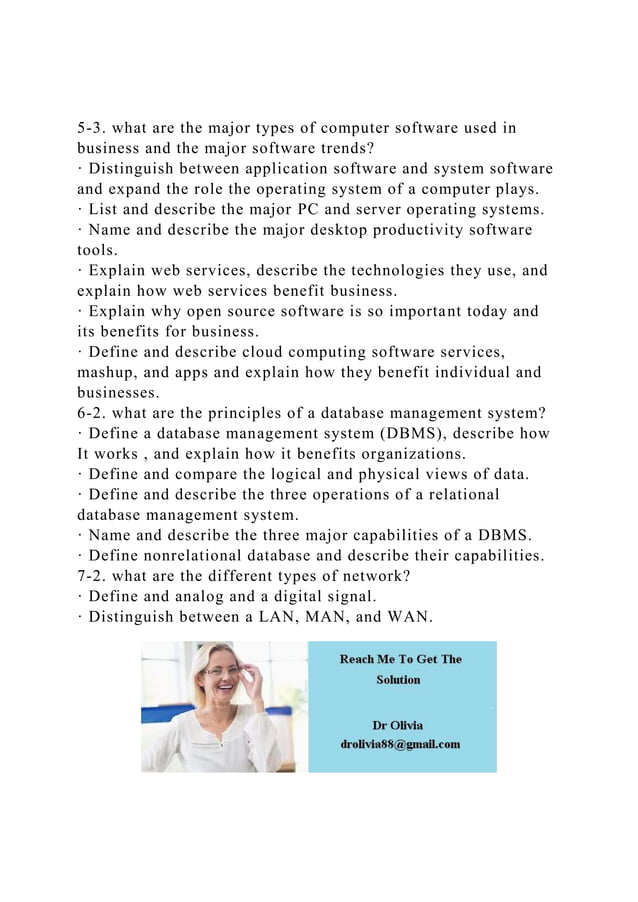 Types Of Computer Software Used In Business