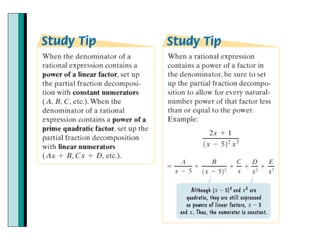 5 3 Partial Fractions | PPT