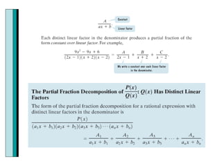 5 3 Partial Fractions | PPT