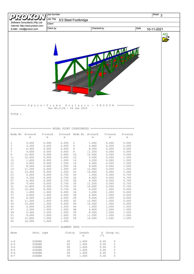 5 3 steel footbridge design report | PDF | Civil Engineering Industry ...