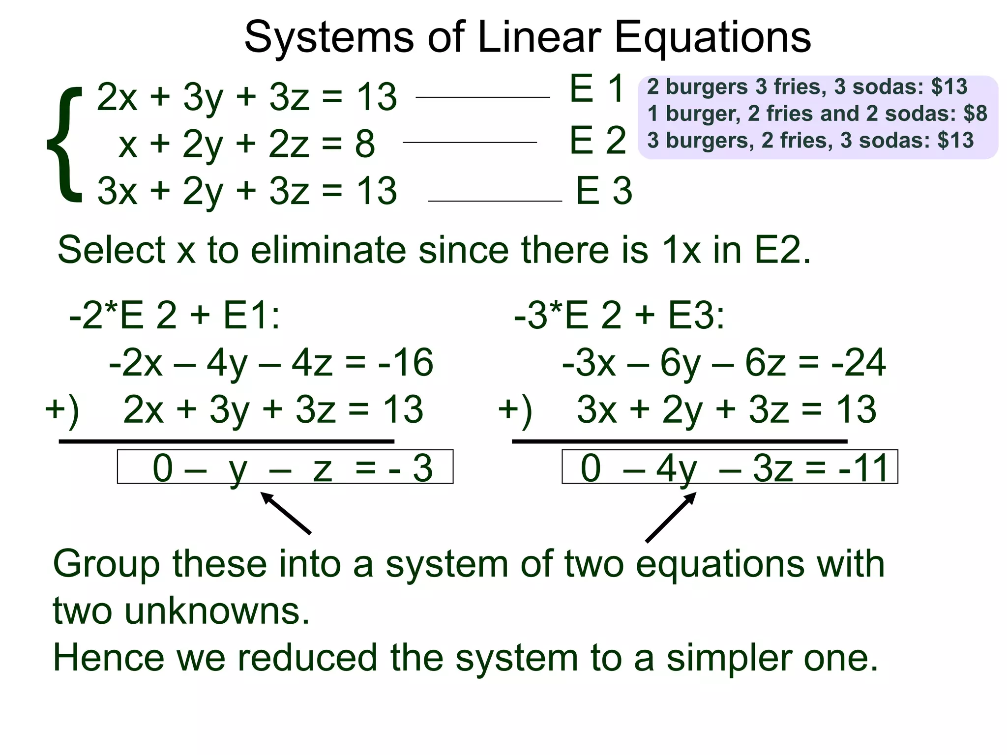 6.1 system of linear equations and matrices | PPTX | Physics | Science