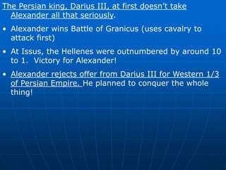 Based on facial reconstruction, they think this is what he looked like:Philip’s son, Alexander, becomes king.Or he should be Philip’s son.