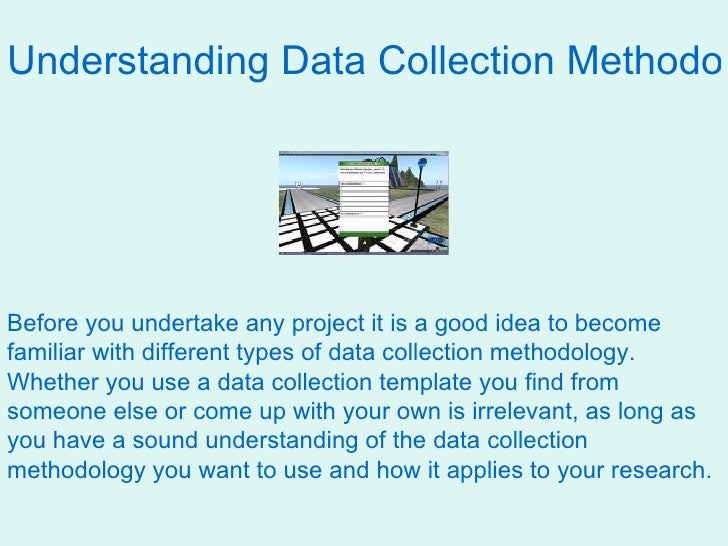 Understanding Data Collection Methodology
