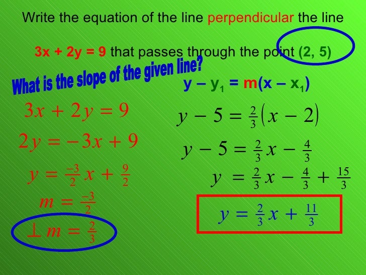 point slope form perpendicular line
9.9 Linear Equations Point Slope Form point slope form perpendicular line
9.9 Linear Equations Point Slope Form