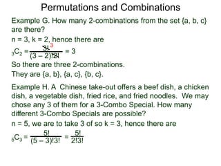 5.5 permutations and combinations | PPTX