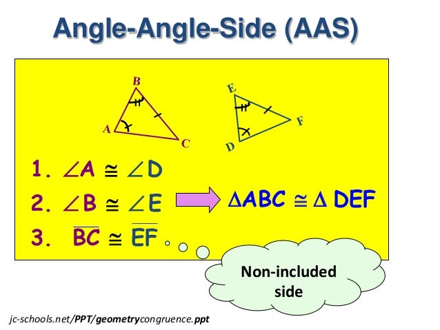 What Is The Difference Between Asa And Aas Geometry 5-6 ASA and AAS