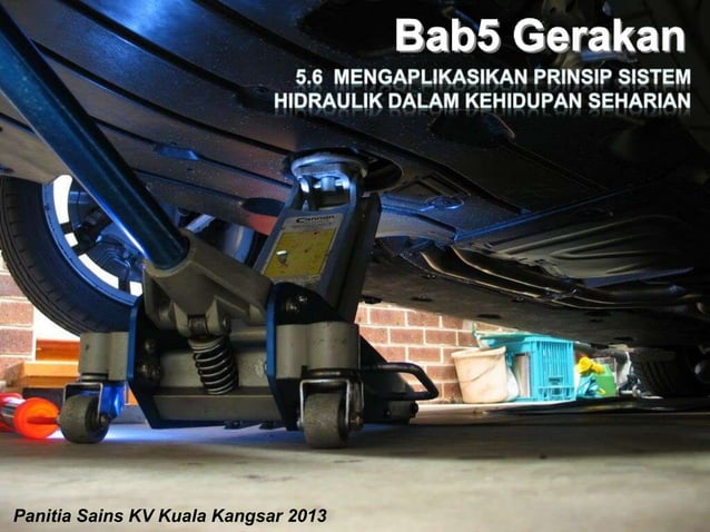 Mengaplikasikan Prinsip Sistem Hidraulik Dalam Kehidupan Seharian Pptx
