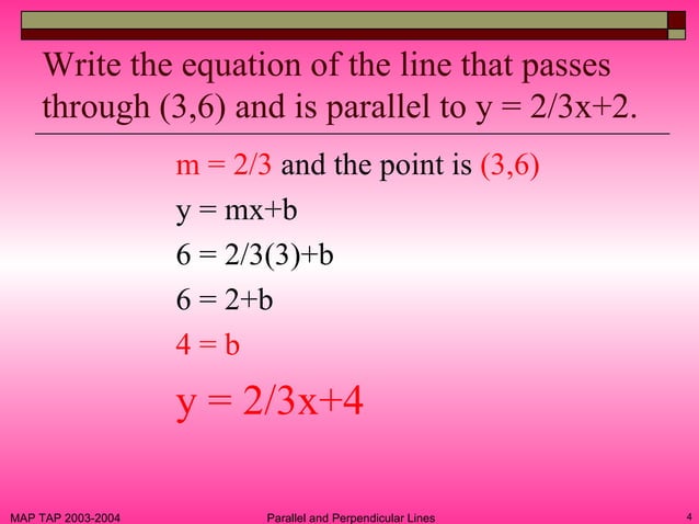 Parallel And Perpendicular Lines PPT Parallel And Perpendicular Lines PPT