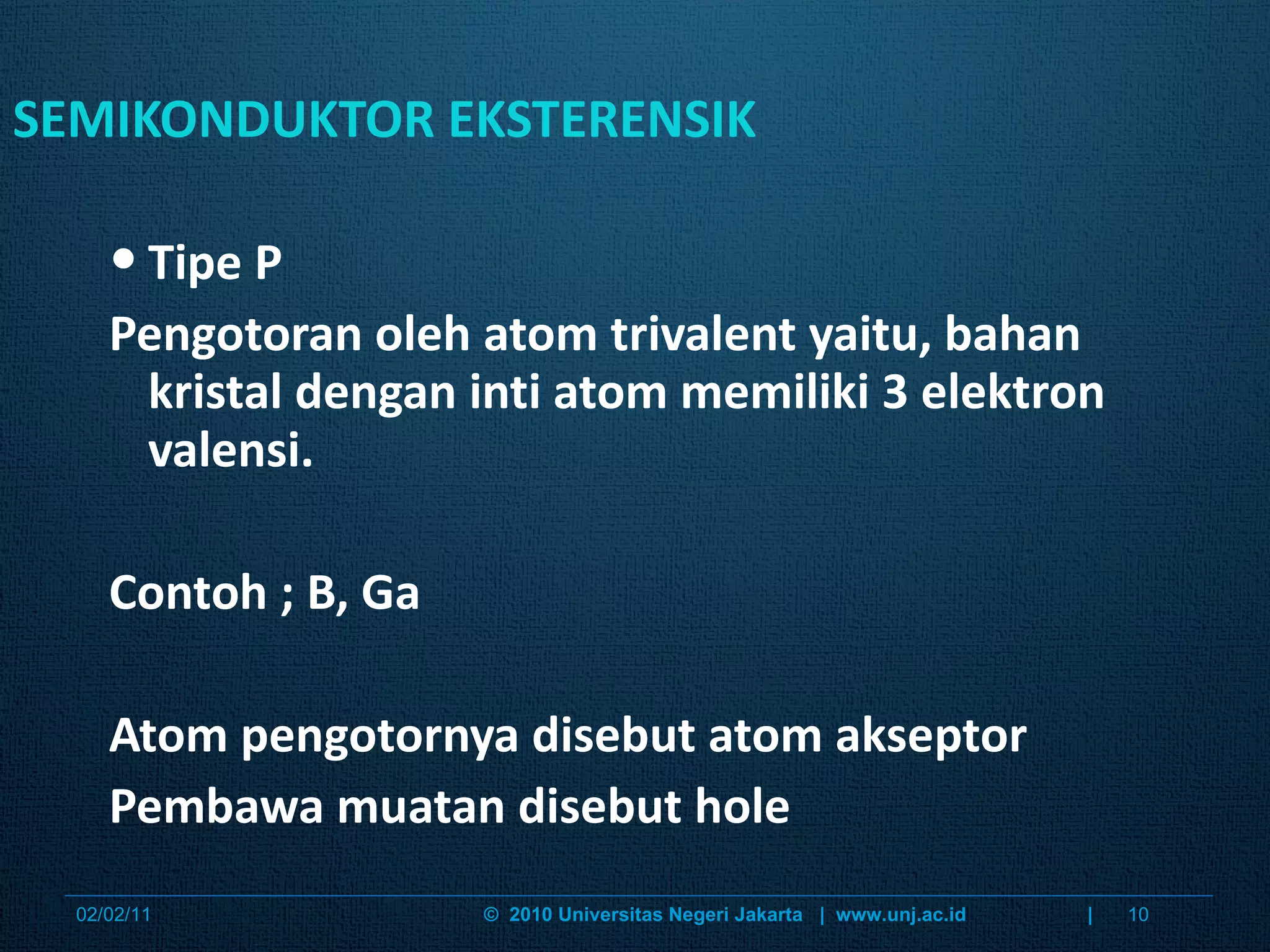 Fisika zat padat 5 7 a definition of semiconductor ppt